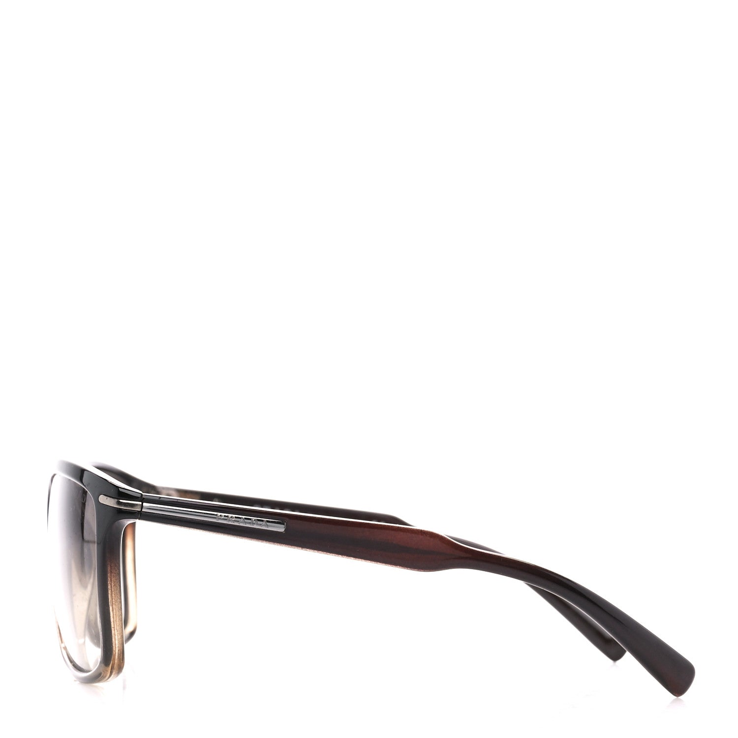Prada Acetate Sunglasses SPR 100 Gradient Brown 3 of 8
