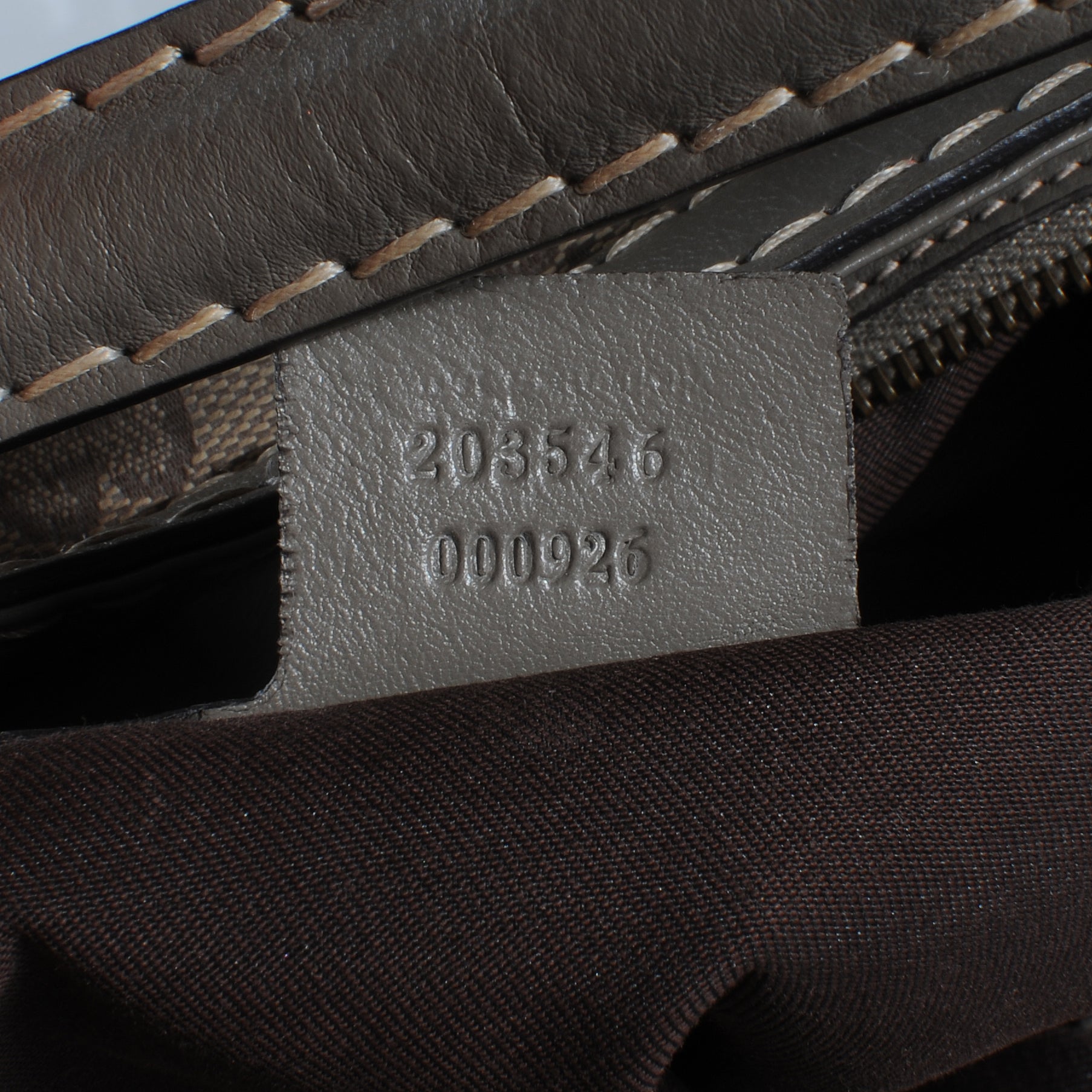 Gucci Monogram Medium Jockey Tote Grey 6 of 8