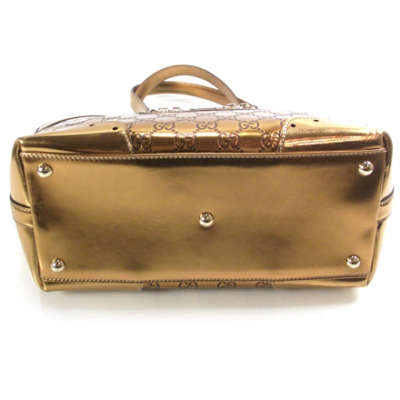 Gucci Guccissima Punch Tote Bronze 4 of 13