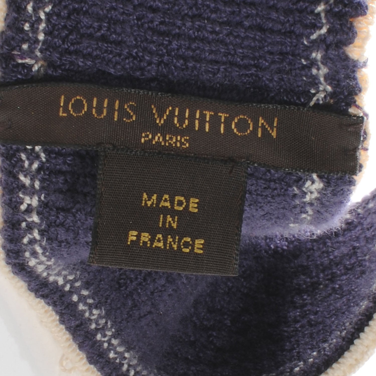 Louis Vuitton Cotton Damier Azur Gym Head Sweat Band 4 of 4