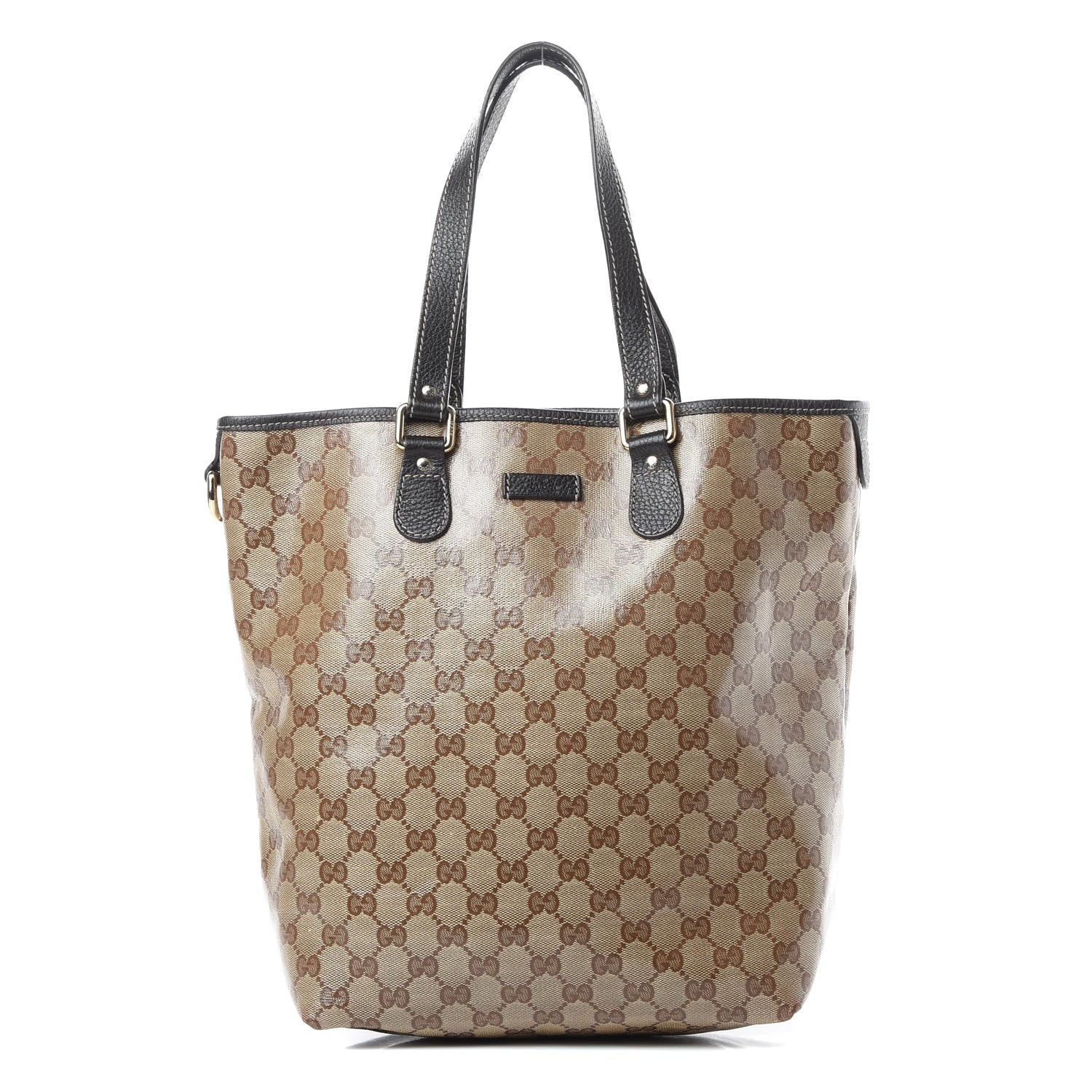 Gucci Crystal Monogram Joy Tote Dark Brown 1 of 13