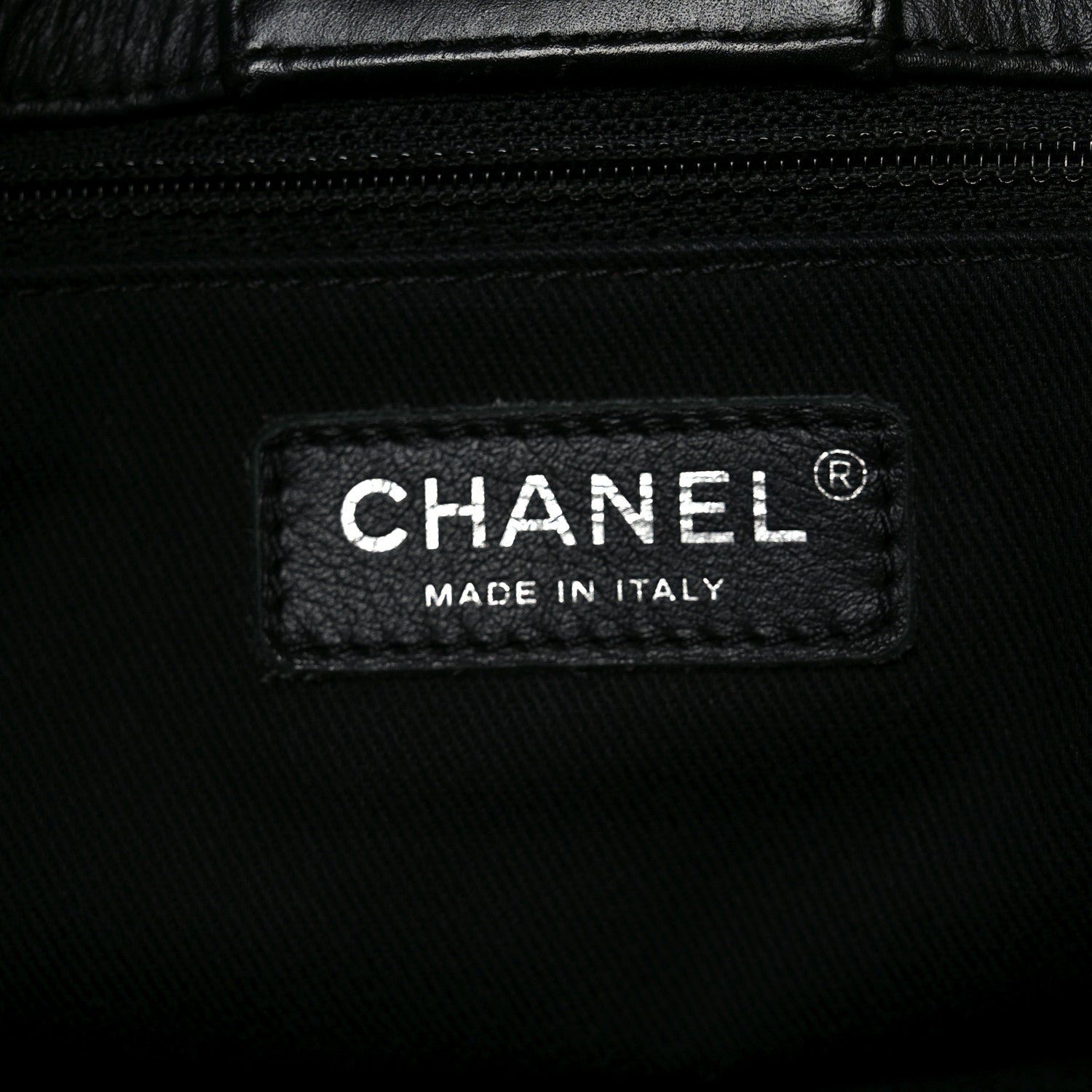 Chanel Calfskin Perforated Up In The Air Tote Black 6 of 10
