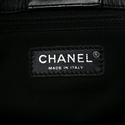 Chanel Calfskin Perforated Up In The Air Tote Black 6 of 10