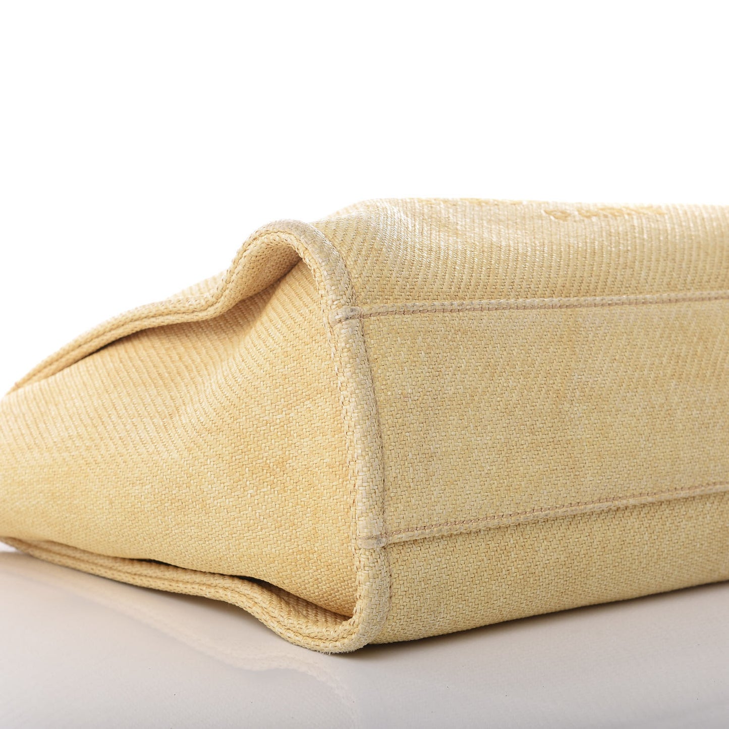 Canvas Small Deauville Tote Light Yellow