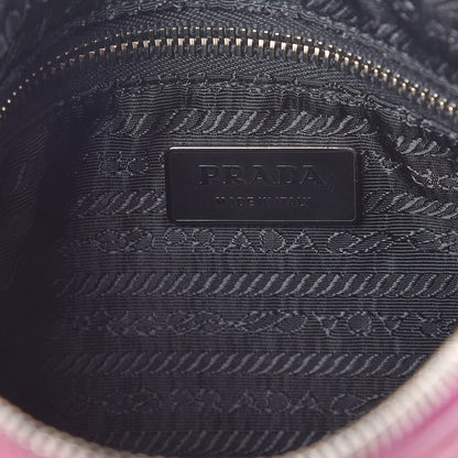 Prada Buffalo Snaps Shoulder Bag Ciclamino 6 of 9