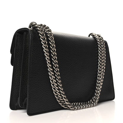 Gucci Pebbled Calfskin Small Dionysus Shoulder Bag Black 3 of 11