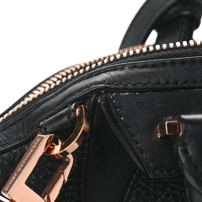 Alexander Wang Pebbled Calfskin Mini Emile Black Rose Gold Hardware 10 of 14