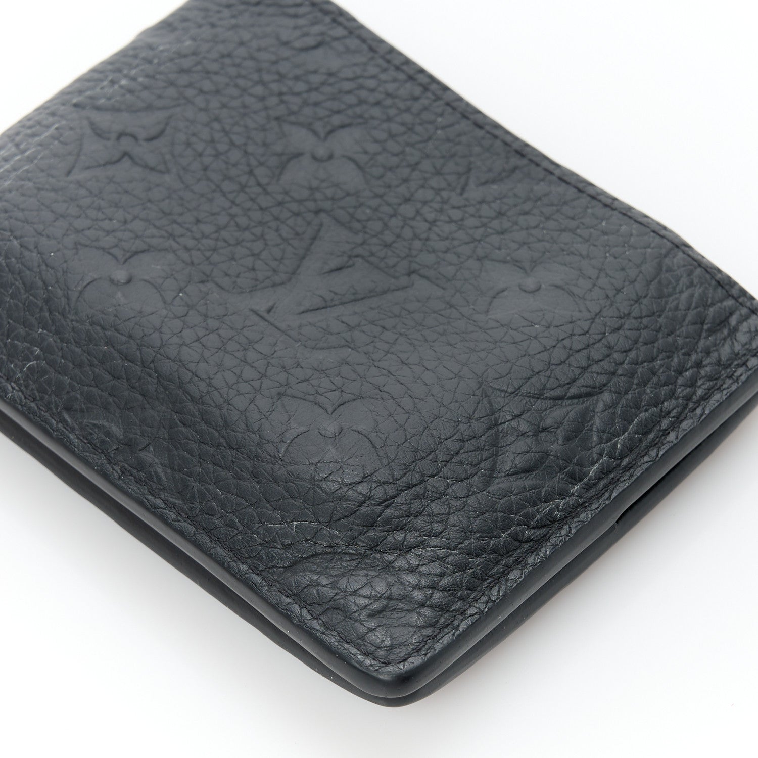 Louis Vuitton Taurillon Slender Wallet Black 10 of 11