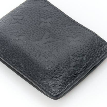 Louis Vuitton Taurillon Slender Wallet Black 10 of 11