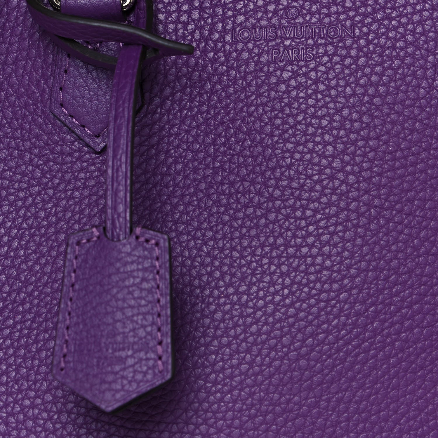 Louis Vuitton Taurillon Alma PM Violet 7 of 13