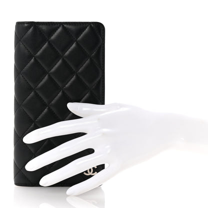 Chanel Lambskin Quilted Medium Agenda Cover Black 2 of 8