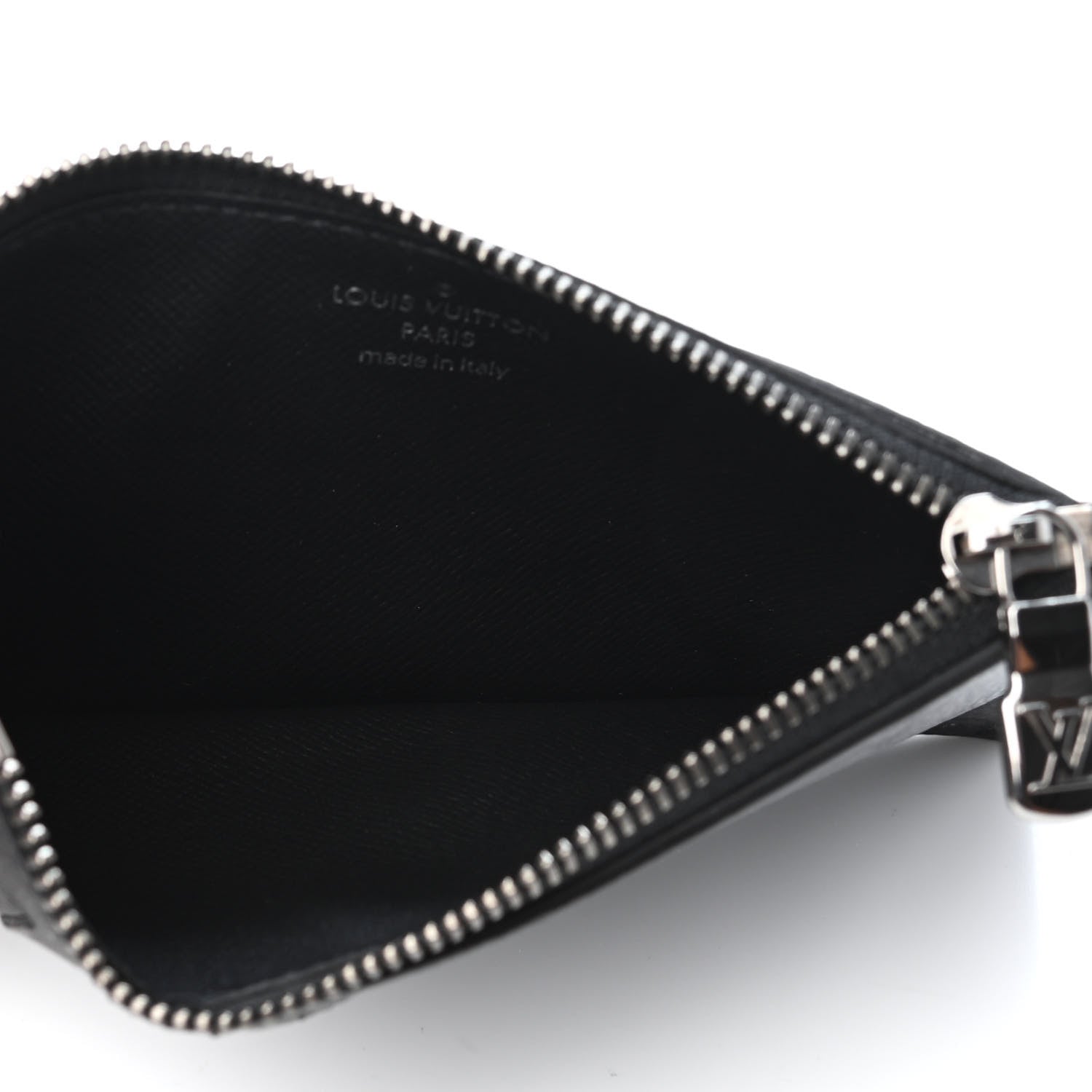 Louis Vuitton Reverse Monogram Eclipse Taiga Coin Card Holder 4 of 4