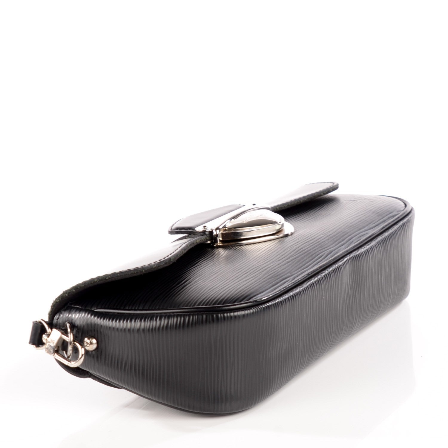 Louis Vuitton Epi Montaigne Clutch Black 4 of 7
