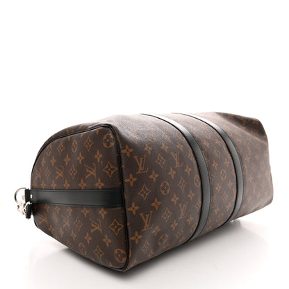 Louis Vuitton Monogram Macassar Keepall Bandouliere 45 3 of 12