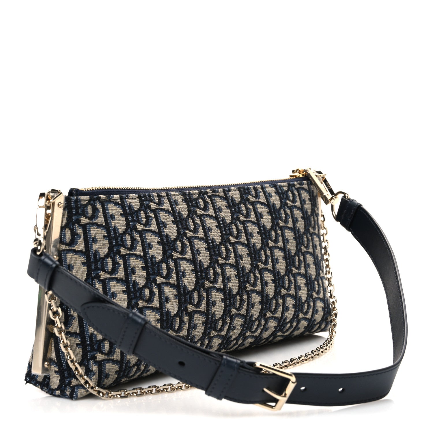 Christian Dior Oblique Dior Club Bag Blue 3 of 10