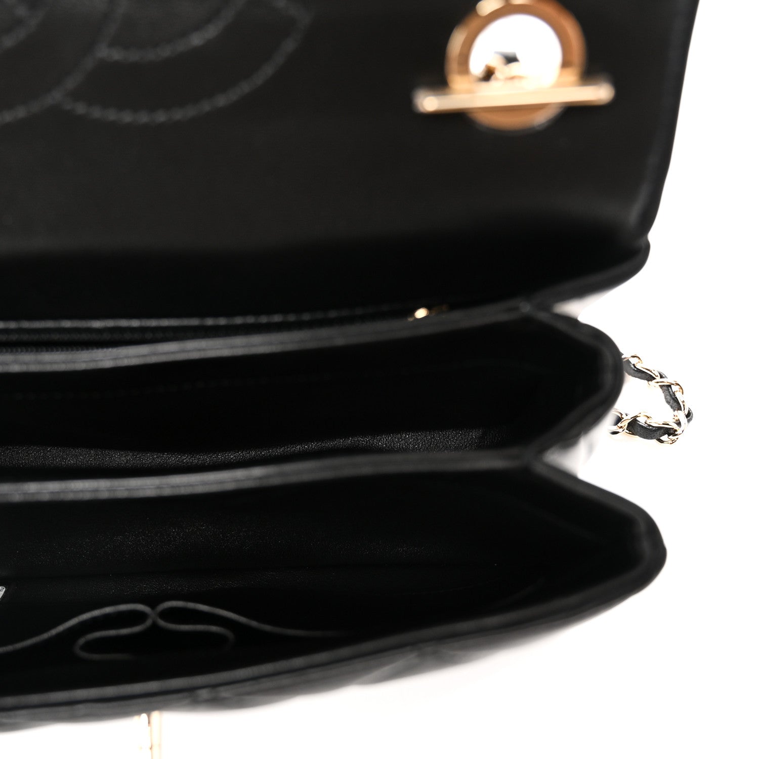 Chanel Lambskin Quilted Small Trendy CC Dual Handle Flap Bag Black 4 of 9