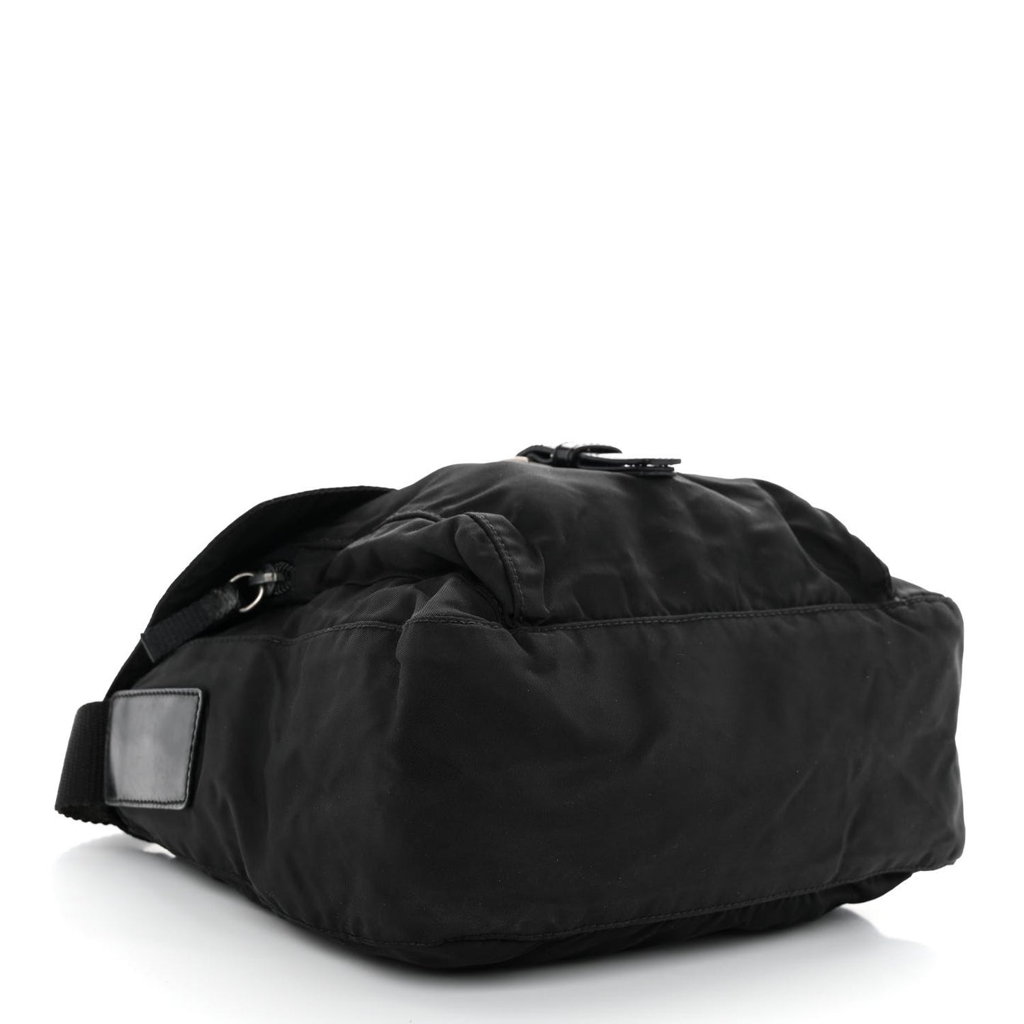 Tessuto Nylon Saffiano Small Vela Messenger Black