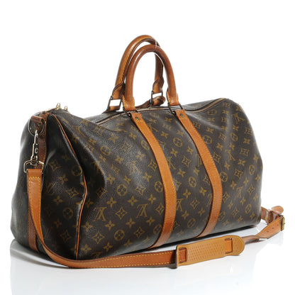 Louis Vuitton Monogram Keepall Bandouliere 45 3 of 9