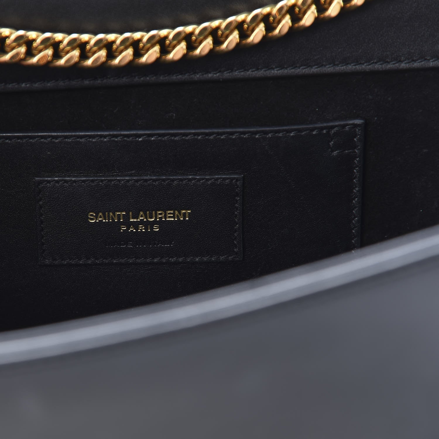 Saint Laurent Smooth Calfskin Medium Classic Monogram Kate Tassel Satchel Black 6 of 19