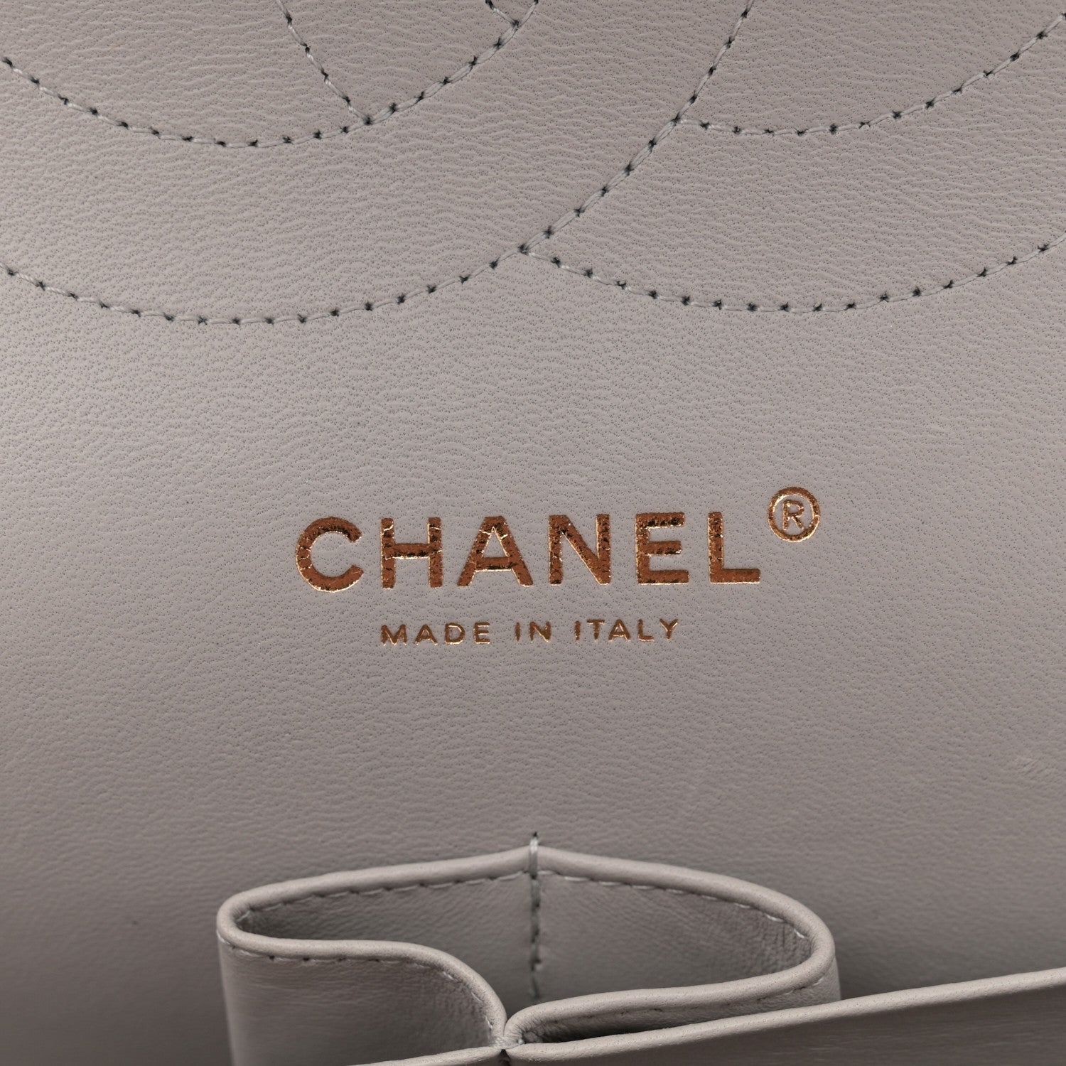 Chanel Caviar Quilted Jumbo Double Flap Grey 6 of 12