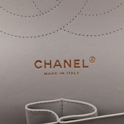 Chanel Caviar Quilted Jumbo Double Flap Grey 6 of 12