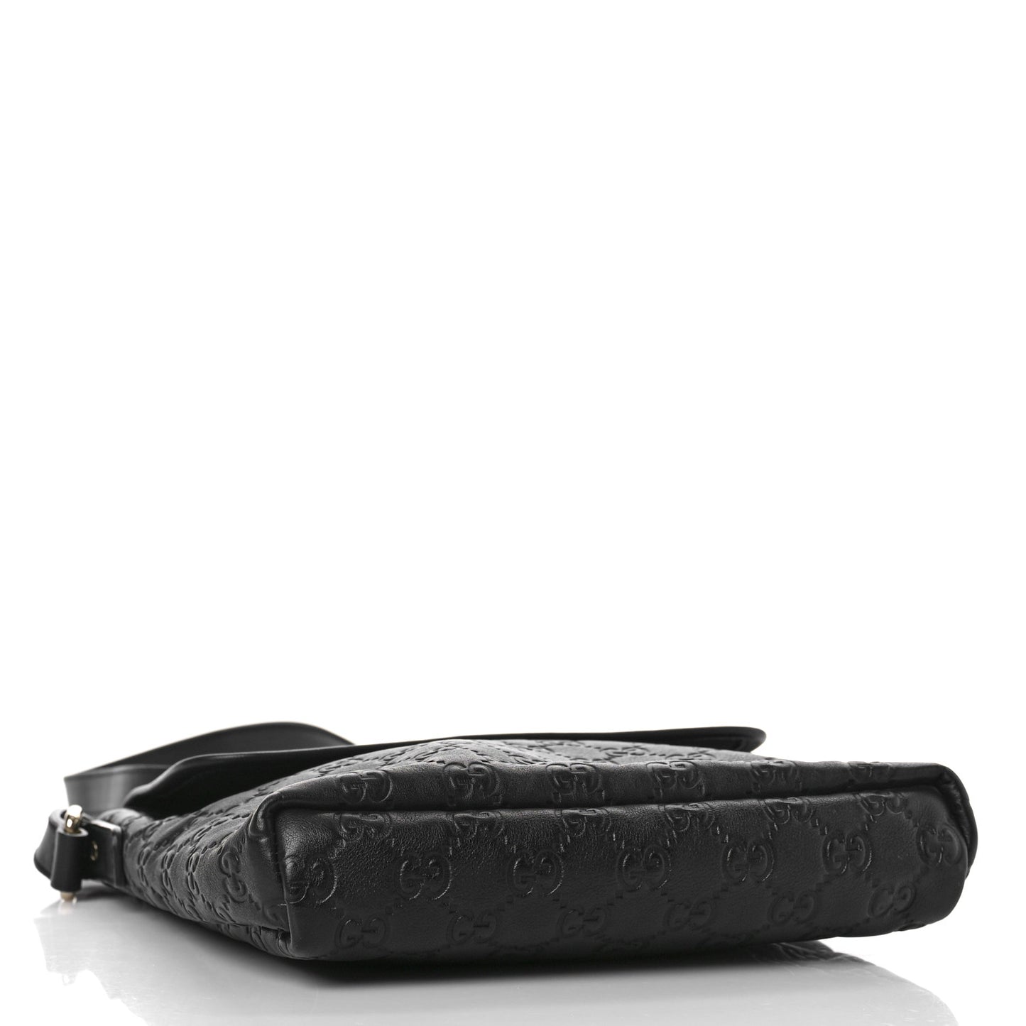 Guccissima Small Flap Messenger Bag Black