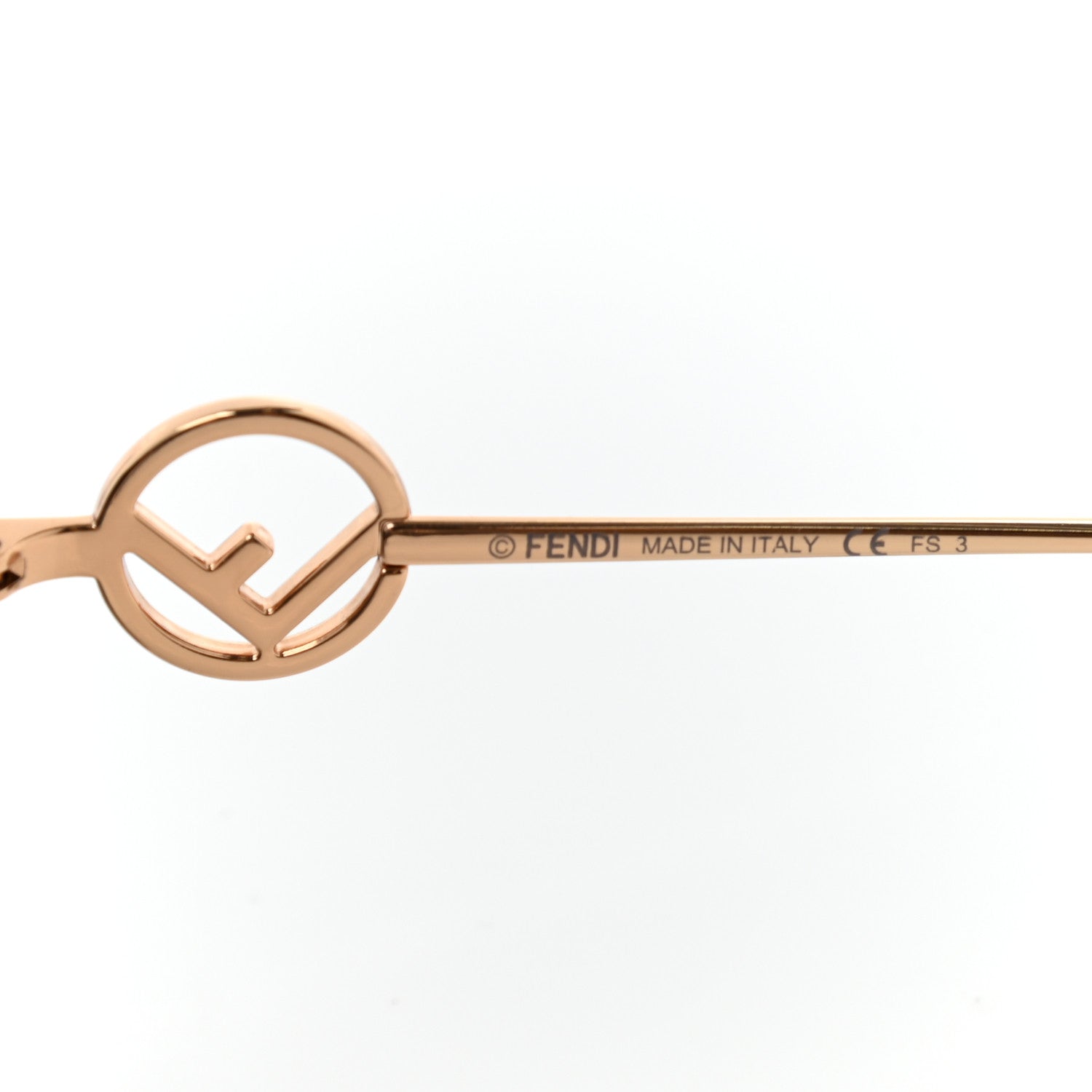Fendi Metal F is Fendi Sunglasses FF 0323/S Gold 6 of 7