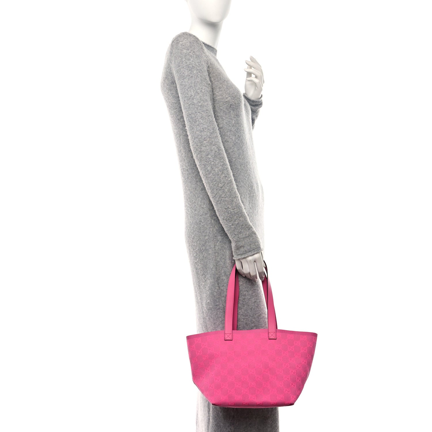 Gucci Supreme Canvas Totissima Small Tote Pink 3 of 14