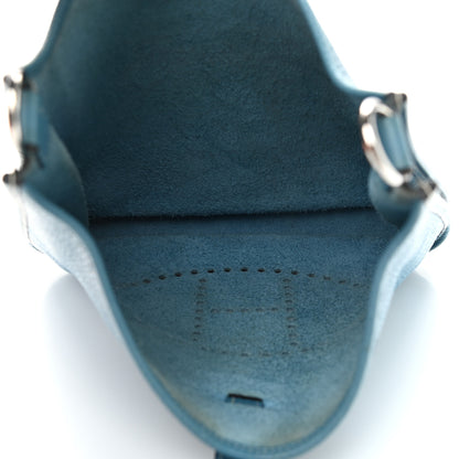 Hermes Taurillon Clemence Evelyne GM Blue Jean 5 of 14