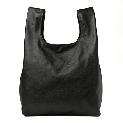 Louis Vuitton Calfskin Monogram Shadow Tote Black 2 of 9