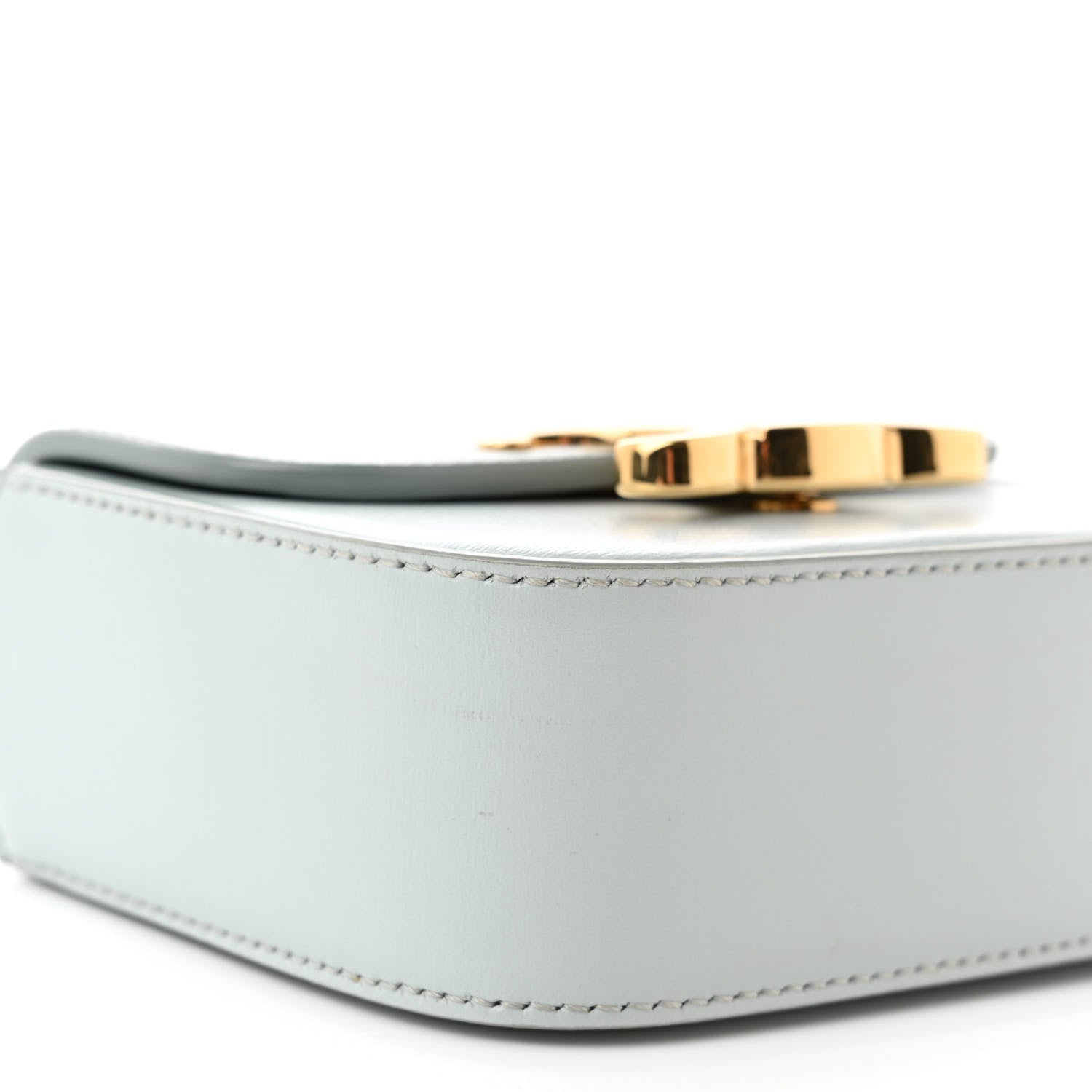 Celine Shiny Calfskin Mini Claude Soft Blue 10 of 14