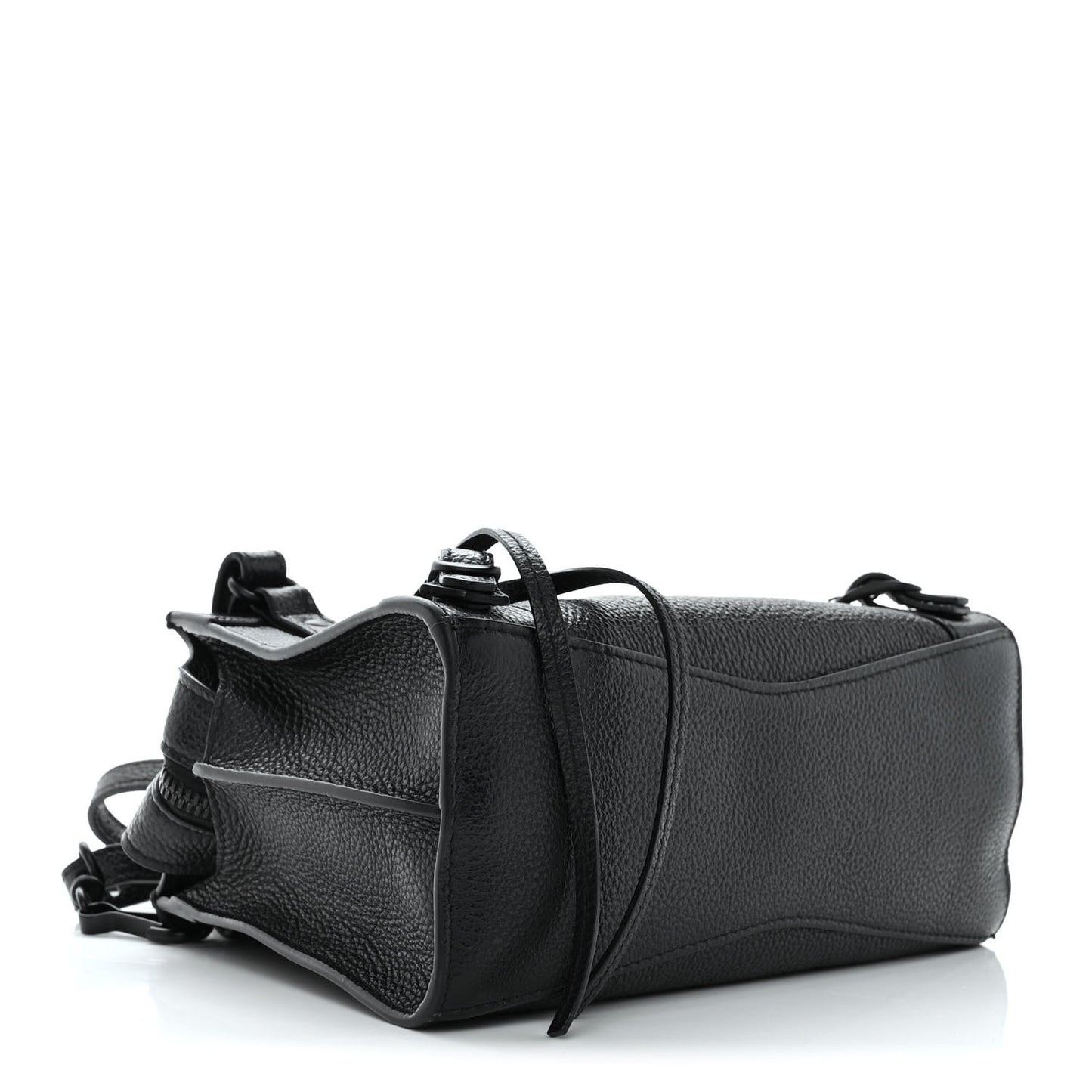 Grained Calfskin Neo Classic Black Hardware Mini City Black