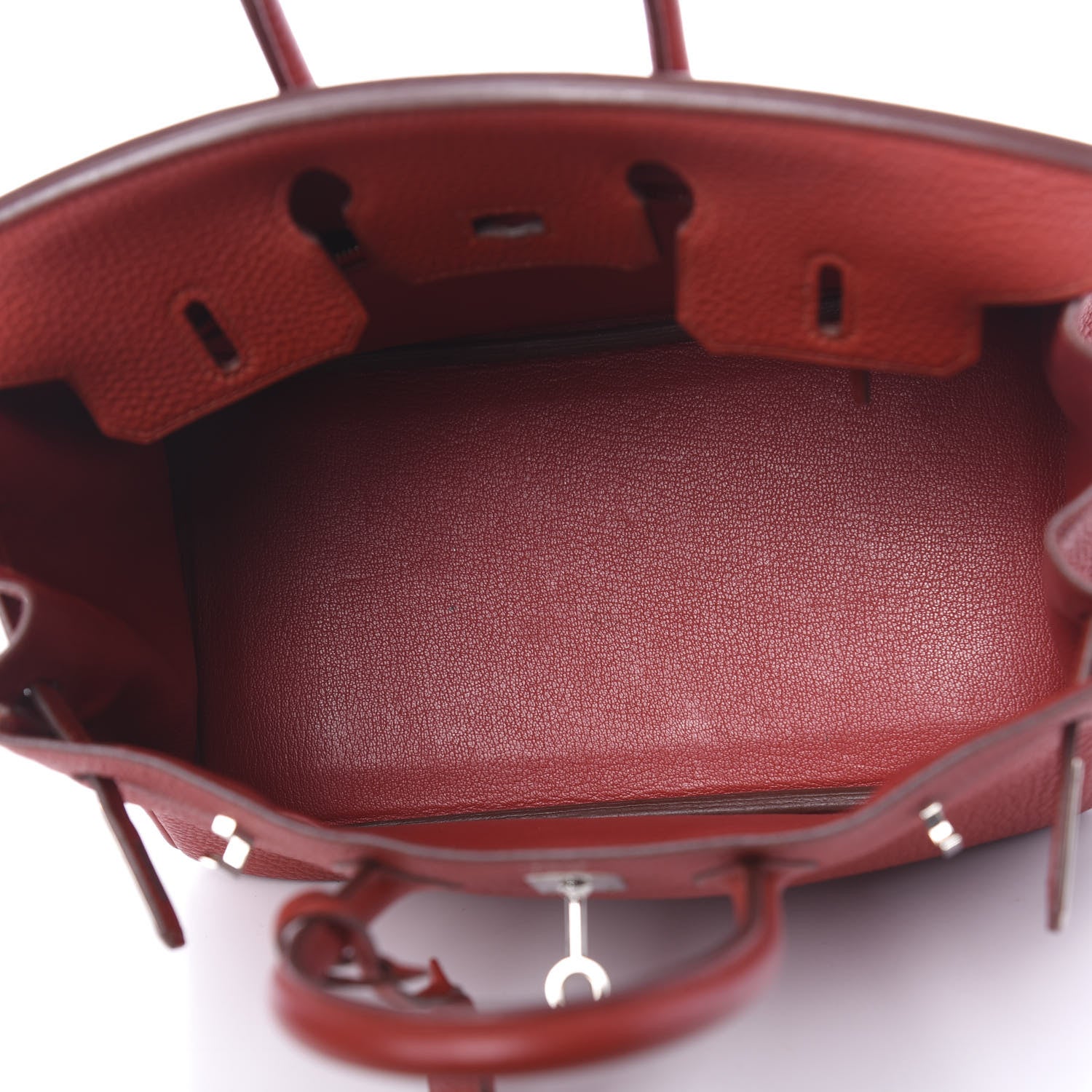 Hermes Togo Birkin 25 Rouge Garance 7 of 37