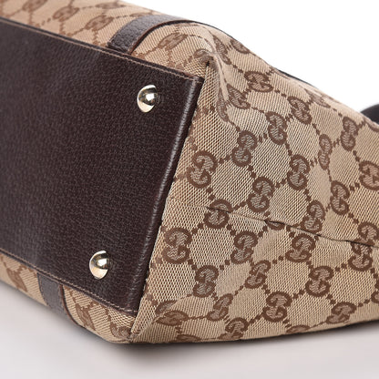 Gucci Monogram Medium Abbey Tote Brown 11 of 11