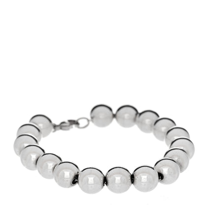 Tiffany Sterling Silver 10mm HardWear Ball Bracelet 1 of 5