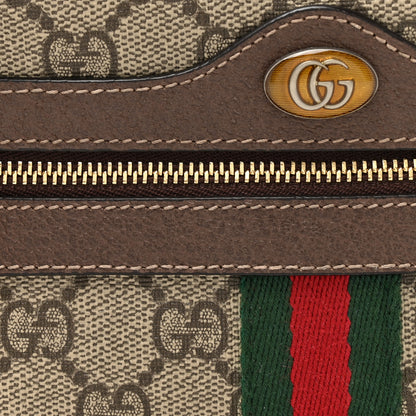 Gucci GG Supreme Monogram Web Mini Ophidia Shoulder Bag Brown 8 of 17
