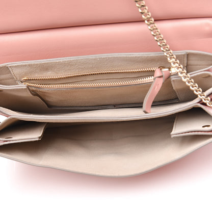 Chloe Calfskin Suede Medium Faye Shoulder Bag Nougat 5 of 12
