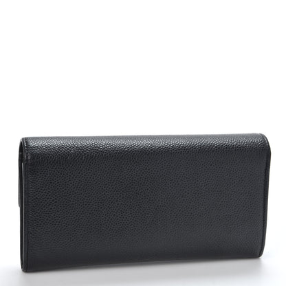 Chanel Caviar Timeless CC Large Gusset Flap Wallet Black 2 of 10