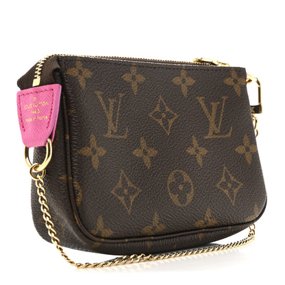 Louis Vuitton Monogram 2022 Christmas Animation Seoul Mini Pochette Accessories Fuchsia 3 of 11