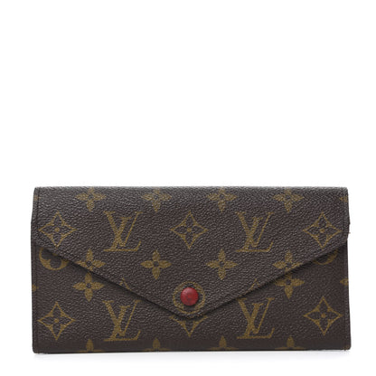 Louis Vuitton Monogram Josephine Wallet Red 1 of 8