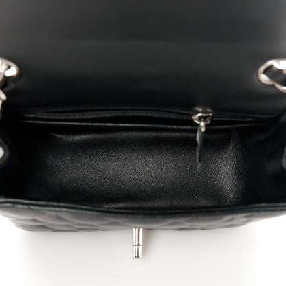 Chanel Lambskin Quilted Mini Square Flap Black 5 of 12