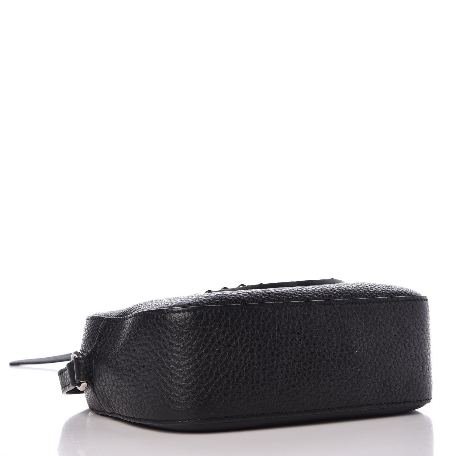 Gucci Pebbled Calfskin Studded Small Soho Disco Bag Black 4 of 7