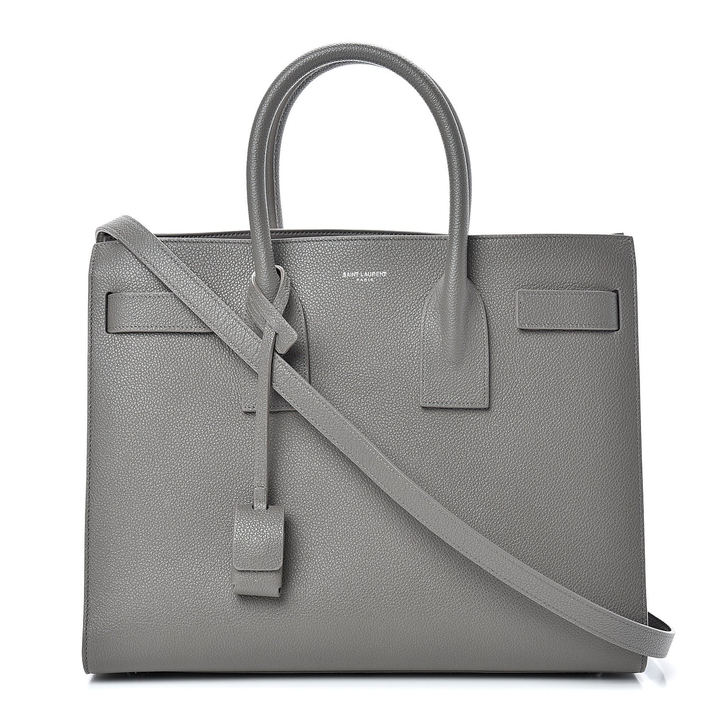 Grained Calfskin Small Sac De Jour Fog