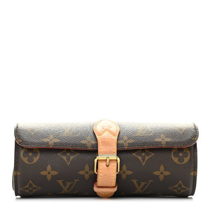 Louis Vuitton Monogram 3 Watch Travel Case 1 of 11