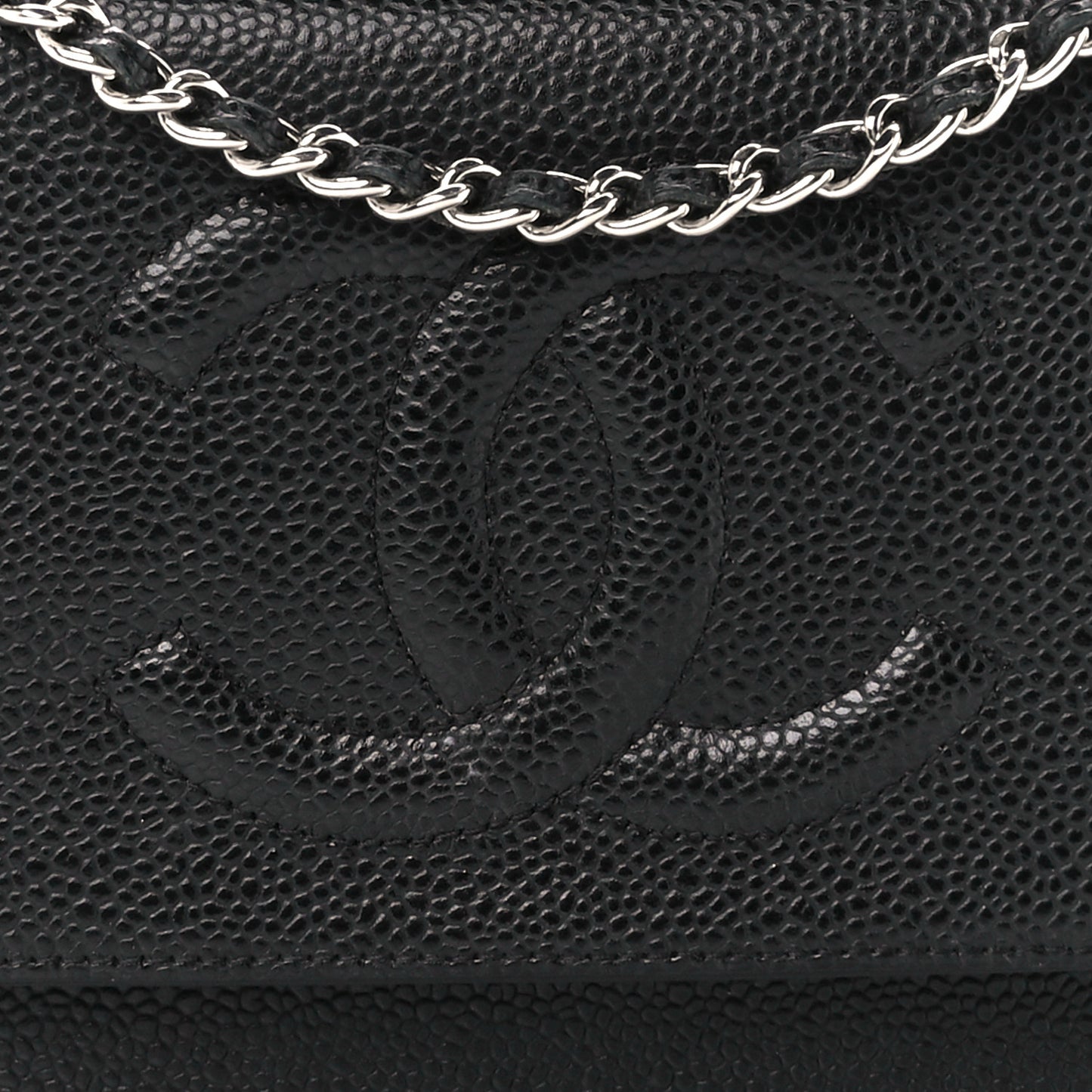 Caviar Timeless CC Wallet on Chain WOC Black