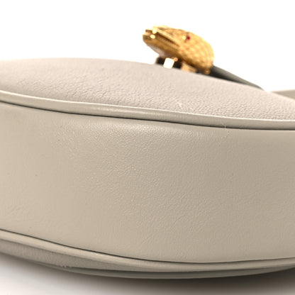 Bulgari Urban Grain Smooth Calfskin Mini Serpenti Ellipse Crossbody Bag Foggy Opal 9 of 11