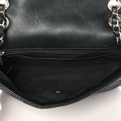 Chanel Lambskin Perforated Medium Punch Flap Black 5 of 10