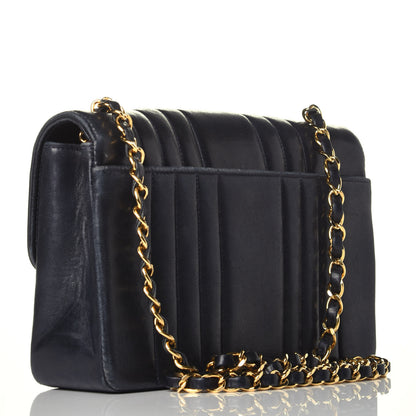Chanel Lambskin Vertical Quillt Jumbo Single Flap Black 3 of 9