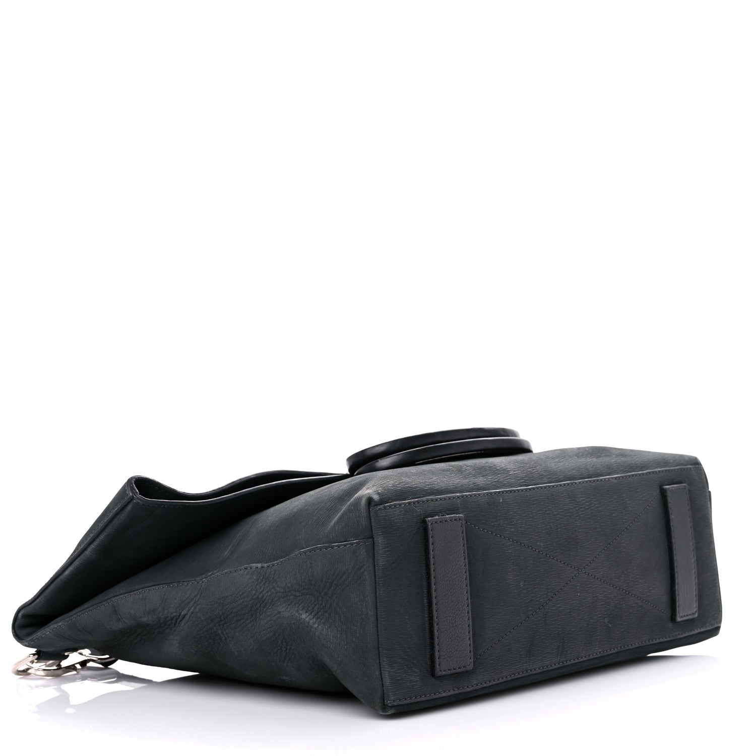 Louis Vuitton Nubuck Calfskin Folded Messenger Bag Grey 4 of 19