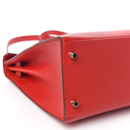 Hermes Epsom Kelly Sellier 28 Rouge Casaque 10 of 12
